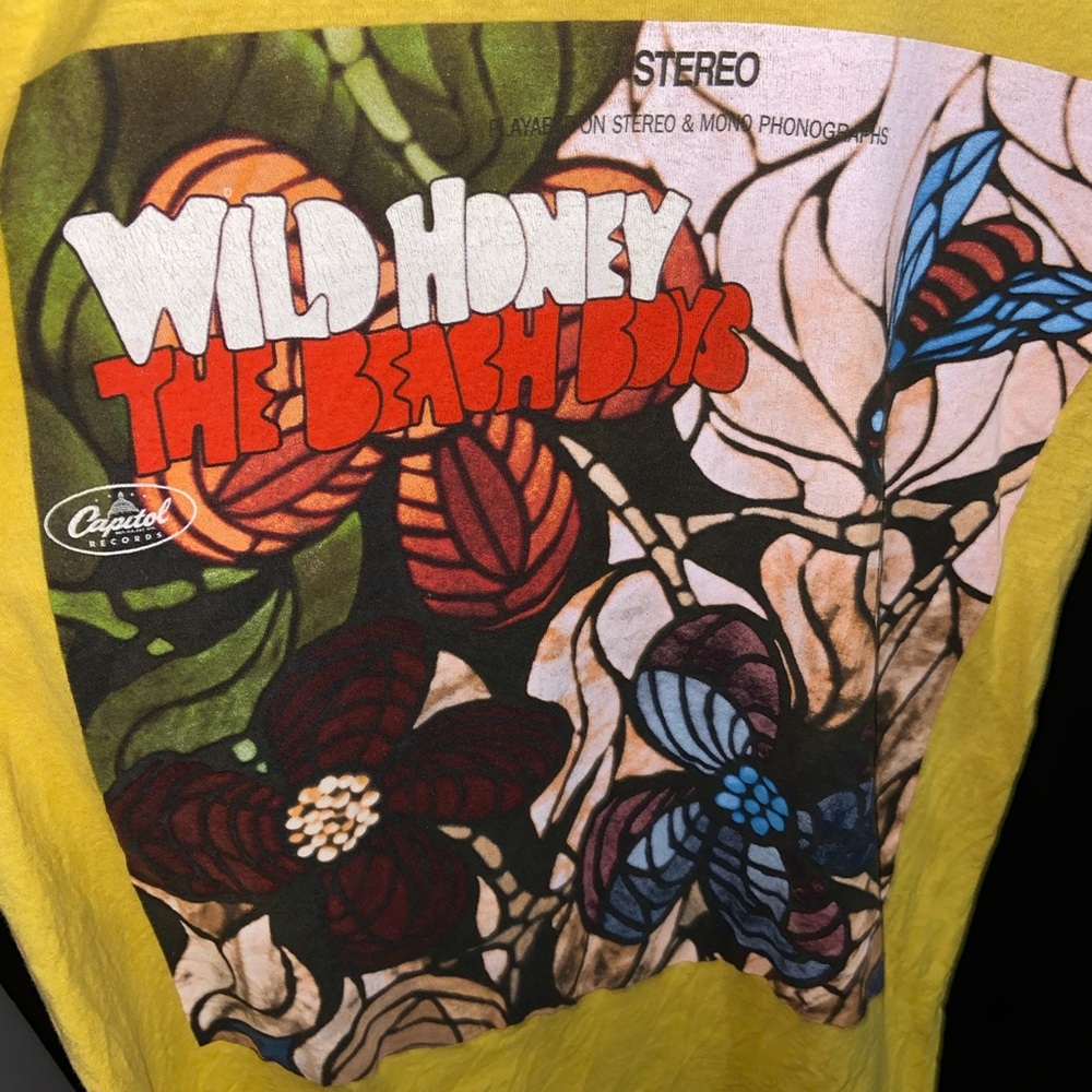 The Beach Boys Wild Honey World Tour tee shirt